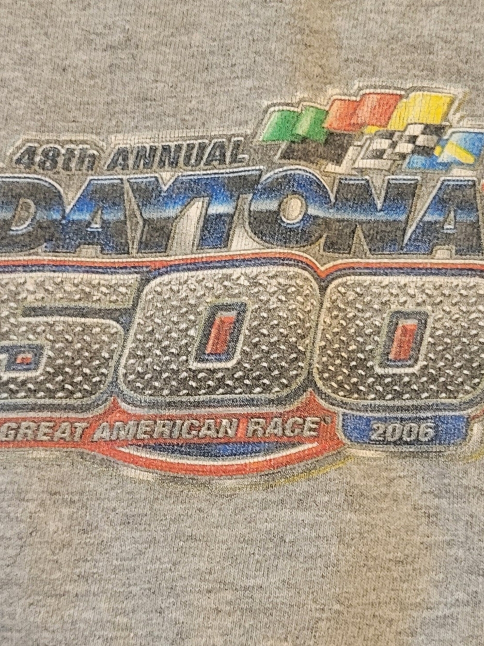 Disney Gray Tee with Grumpy Dwarf & Racing Graphics - Picture 4 of 5